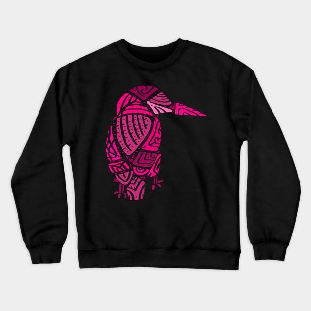 Abstract Bird Design Crewneck Sweatshirt by skrbly